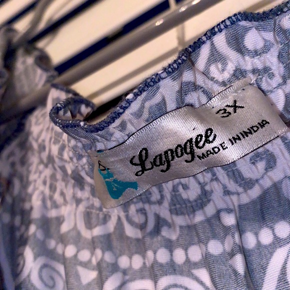 White and Grey Dress - Picture 3 of 3